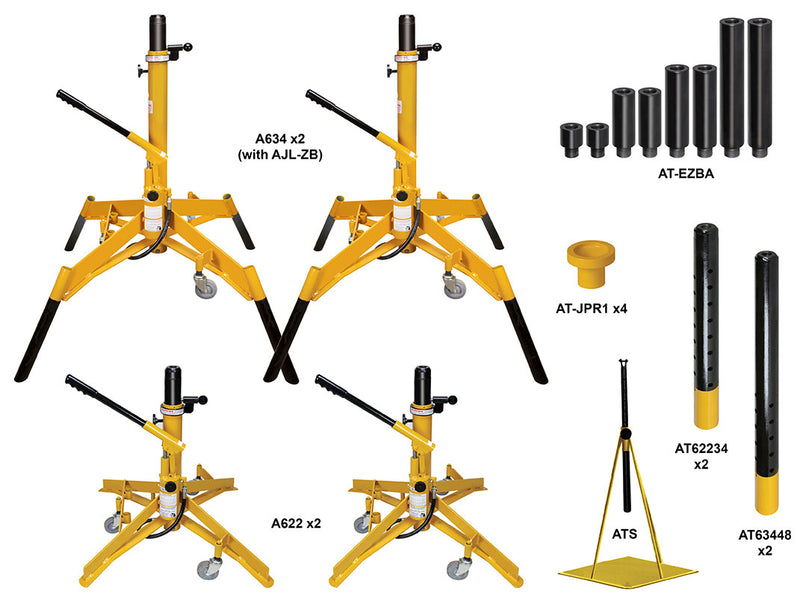 MEYERÂ® TRI-TASK AIRCRAFT JACK SET (BASIC)