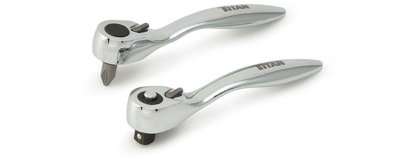 2 PC 1/4" DR OFFSET MICRO RATCHET