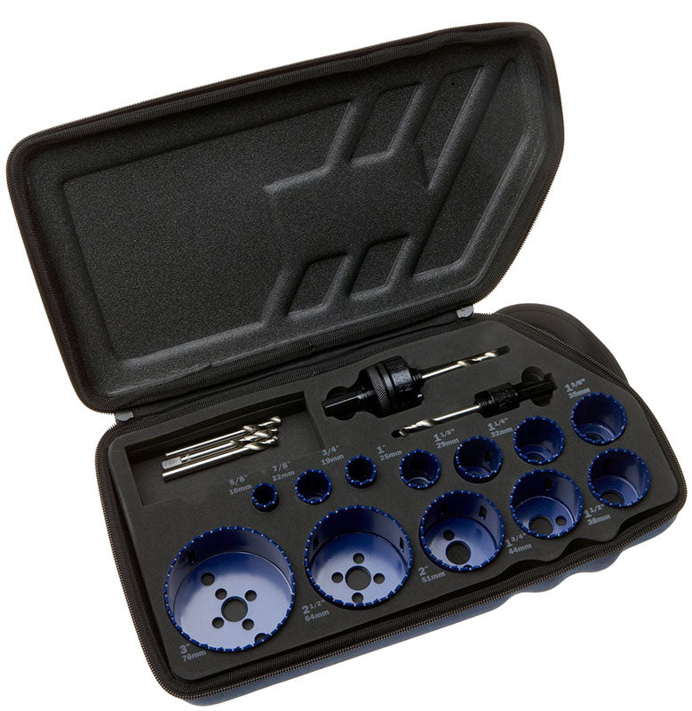 17 PC HOLE SAW KIT