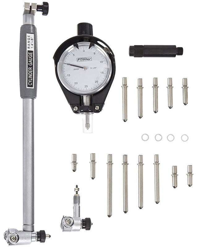 FOWLER® DIAL BORE GAUGE SET (1.4-6")-52-646-400