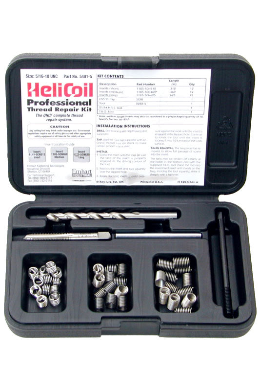 HELI-COIL INDIVIDUAL REPAIR PACKS, 5-40-1278836