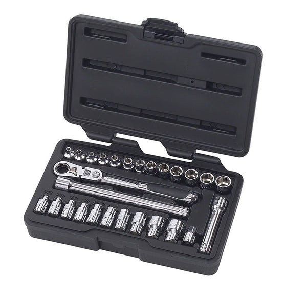 GEARWRENCH® PASS THRU RATCHET SET (1/4")