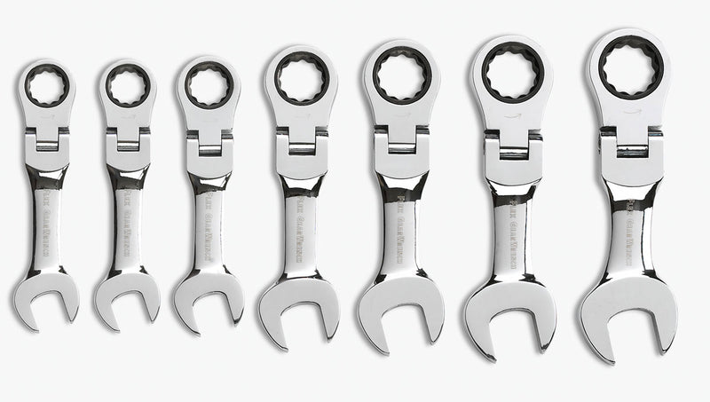 GEARWRENCH® STUBBY RATCHET SET (FLEX HEAD)