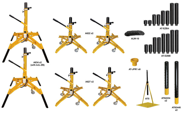 MEYER® TRI-TASK AIRCRAFT JACK SET (PREMIUM)