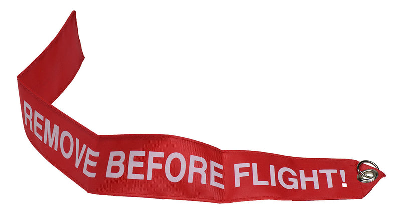 REMOVE BEFORE FLIGHT BANNER