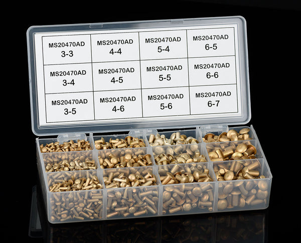 UNIVERSAL HEAD RIVET ASSORTMENT PACK (MS20470AD)