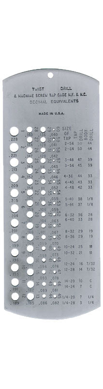 DRILL GAUGE-P010